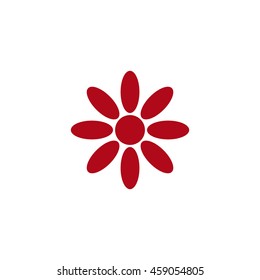 flower Icon, flat design style