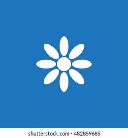 flower Icon, flat design style