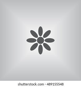 flower Icon, flat design style
