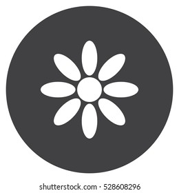 flower Icon, flat design style