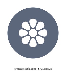 flower Icon, flat design style