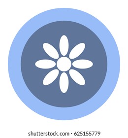 flower Icon, flat design style