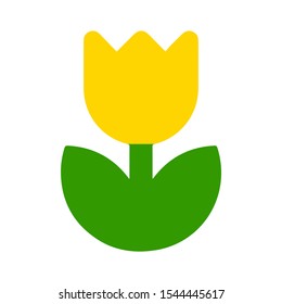 flower icon. flat illustration of flower - vector icon. flower sign symbol