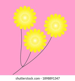 flower icon in flat trendy style isolated on flower symbol background for your website design Clock icon logo, apps, UI. Clock icon Vector illustration, EPS10.