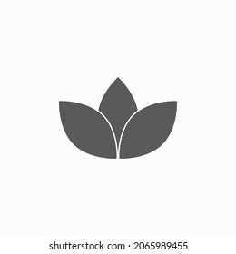 flower icon, flora vector, blossom illustration