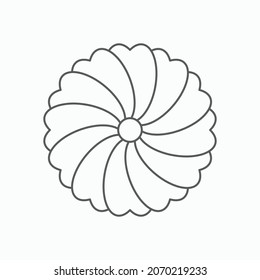 icono de flor, vector de flora, ilustración de flor