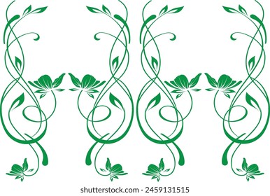 Blume Icon Rahmen Design Vektor