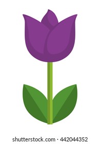 Flower icon. Garden design. Vector graphic 