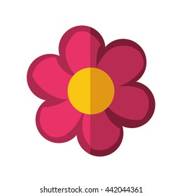 Flower icon. Garden design. Vector graphic 