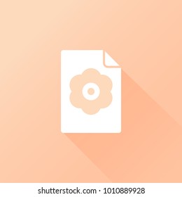 flower icon. garden sign