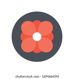 Flower Icon for Graphic Design Projects