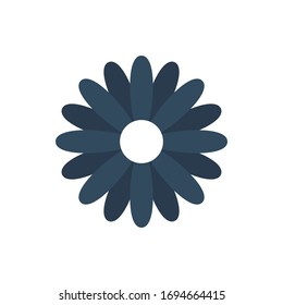 Blumensymbol für Grafikdesign-Projekte