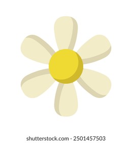 Flower icon illustrated on background