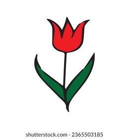 Flower icon illustration element design nature symbol 