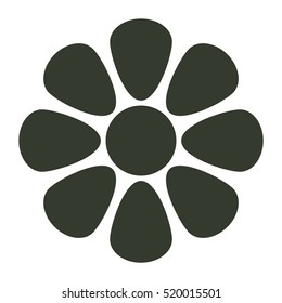 flower icon illustration isolated vector sign symbol