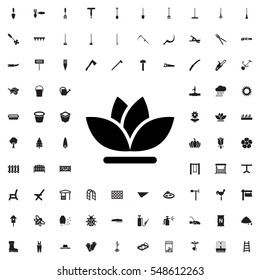 flower icon illustration isolated vector sign symbol