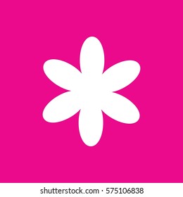 flower icon illustration isolated vector
