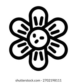 Vektordesign-Vorlage zur Darstellung von Blumen-Symbolen