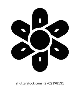 Flower icon illustration vector design template