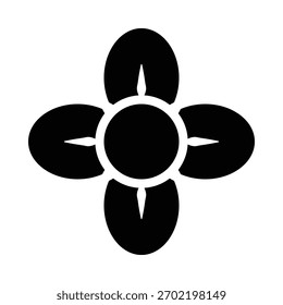 Flower icon illustration vector design template