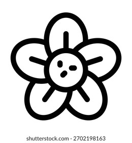 Icono de flores ilustración Vector diseño Plantilla
