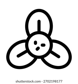Flower icon illustration vector design template