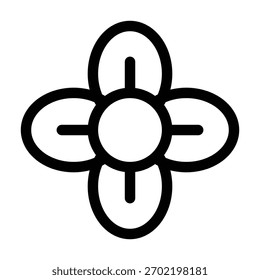 Flower icon illustration vector design template