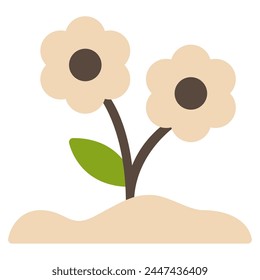 Flower Icon Illustration, for web, app, infographic, etc