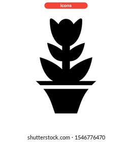 flower icon isolated sign symbol vector illustration - high quality black style vector icons
