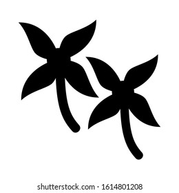 flower icon isolated sign symbol vector illustration - high quality black style vector icons
