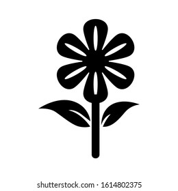 flower icon isolated sign symbol vector illustration - high quality black style vector icons
