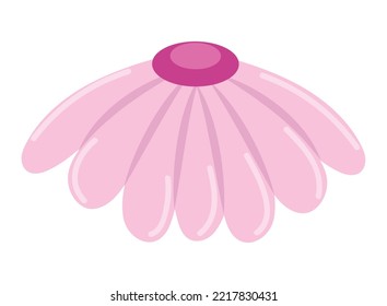 icono de flor fondo blanco aislado