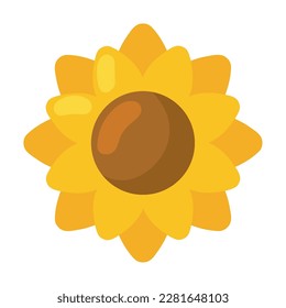 icono de flor fondo blanco aislado