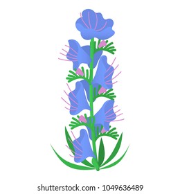 Flower icon. Isometric illustration of flower vector icon for web