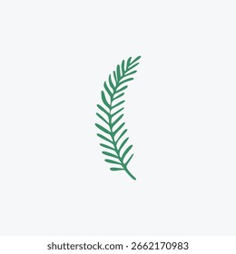 Flower Icon With Leaves Vector