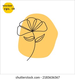 Flower Icon Logo Design Vector Template