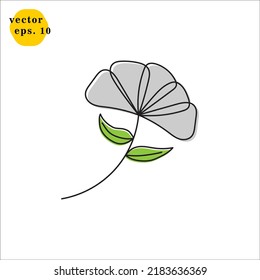 Flower Icon Logo Design Vector Template