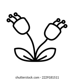 Flower Icon Logo Design Vector Template Illustration Sign And Symbol Pixels Perfect