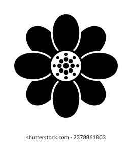 flower icon logo design vector template illustration
