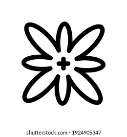 flower icon or logo isolated sign symbol vector illustration - high quality black style vector icons
