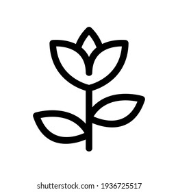 flower icon or logo isolated sign symbol vector illustration - high quality black style vector icons
