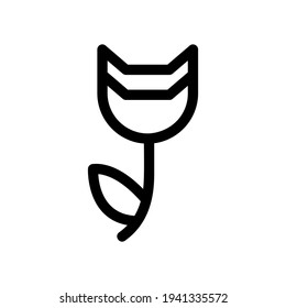flower icon or logo isolated sign symbol vector illustration - high quality black style vector icons
