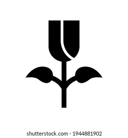 flower icon or logo isolated sign symbol vector illustration - high quality black style vector icons
