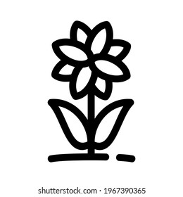 flower icon or logo isolated sign symbol vector illustration - high quality black style vector icons
