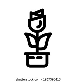 flower icon or logo isolated sign symbol vector illustration - high quality black style vector icons
