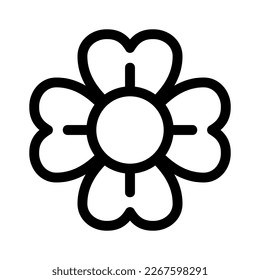 flower icon or logo isolated sign symbol vector illustration - high quality black style vector icons
