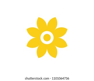  flower icon Logo Template