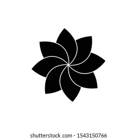 Flower icon ,nature icon vector summer illustration 
