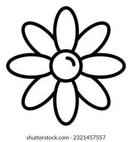 Blumensymbol auf transparentem Hintergrund