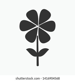 flower icon on white background